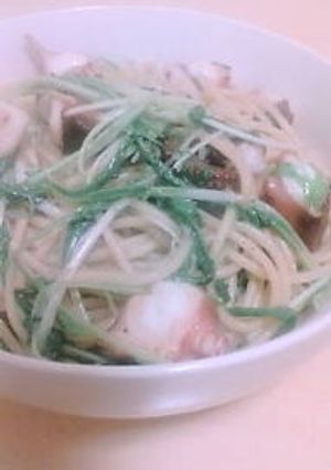 たこと水菜のパスタ～柚子胡椒～-レシピのメイン写真