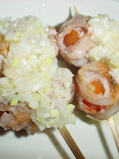 ★串焼きトマト巻きの♥ねぎソースがけ★-レシピのメイン写真