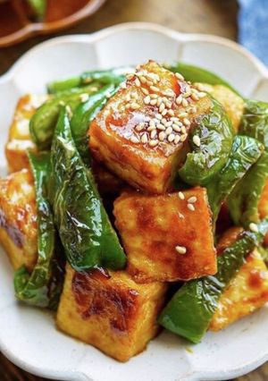 厚揚げとピーマンのマヨ照り焼き-レシピのメイン写真