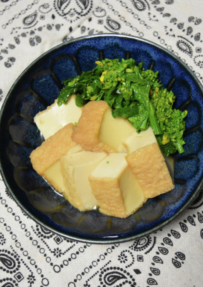 厚揚げと菜の花の煮びたし-レシピのメイン写真