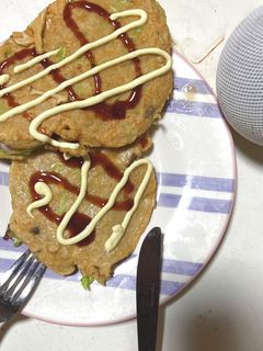 簡単!全粒粉でお好み焼き♪-レシピのメイン写真