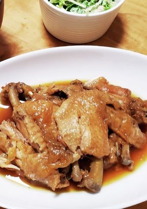 【煮るだけ】鶏の骨抜き煮-レシピのメイン写真