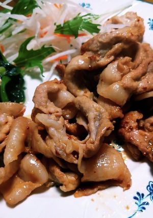 豚こまのハニーマスタード焼き-レシピのメイン写真