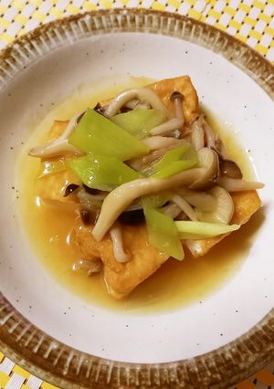 おでんの素で簡単♪厚揚げの野菜餡掛け-レシピのメイン写真