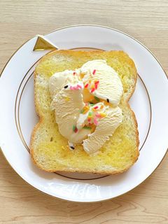 ❁❁アイス⋆トースト❁❁ by 井澤綾華（井澤農園） 【クックパッド