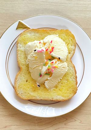 アイスクリームトーストメイプル風味-レシピのメイン写真