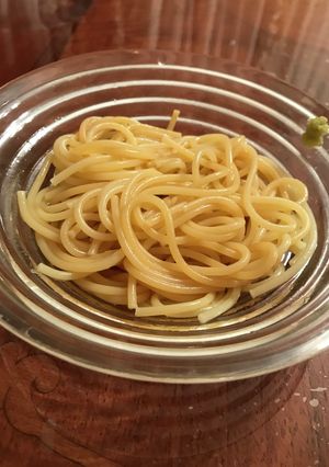 お一人様夜食☆具無しでも激うま簡単パスタ-レシピのメイン写真