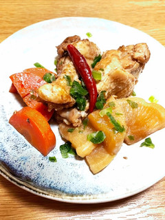 鶏手羽元と大根人参のポン酢煮-レシピのメイン写真