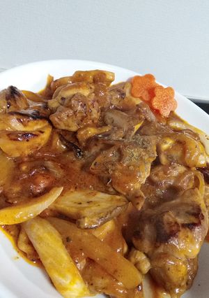 材料2つで絶品！鶏肉のパスタソース煮込み-レシピのメイン写真