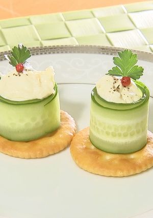 【美人レシピ】みそクリームカナッペ-レシピのメイン写真