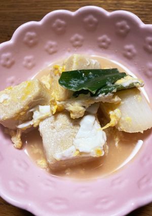副菜★高野豆腐の卵とじ-レシピのメイン写真