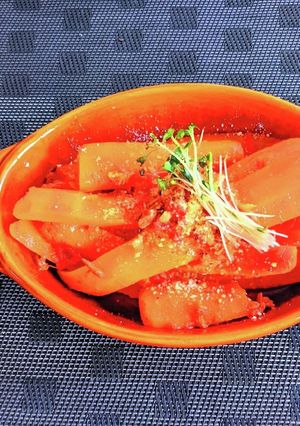 人参とサバ缶のトマト煮込み-レシピのメイン写真