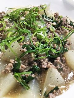 大根の中華風そぼろ煮-レシピのメイン写真