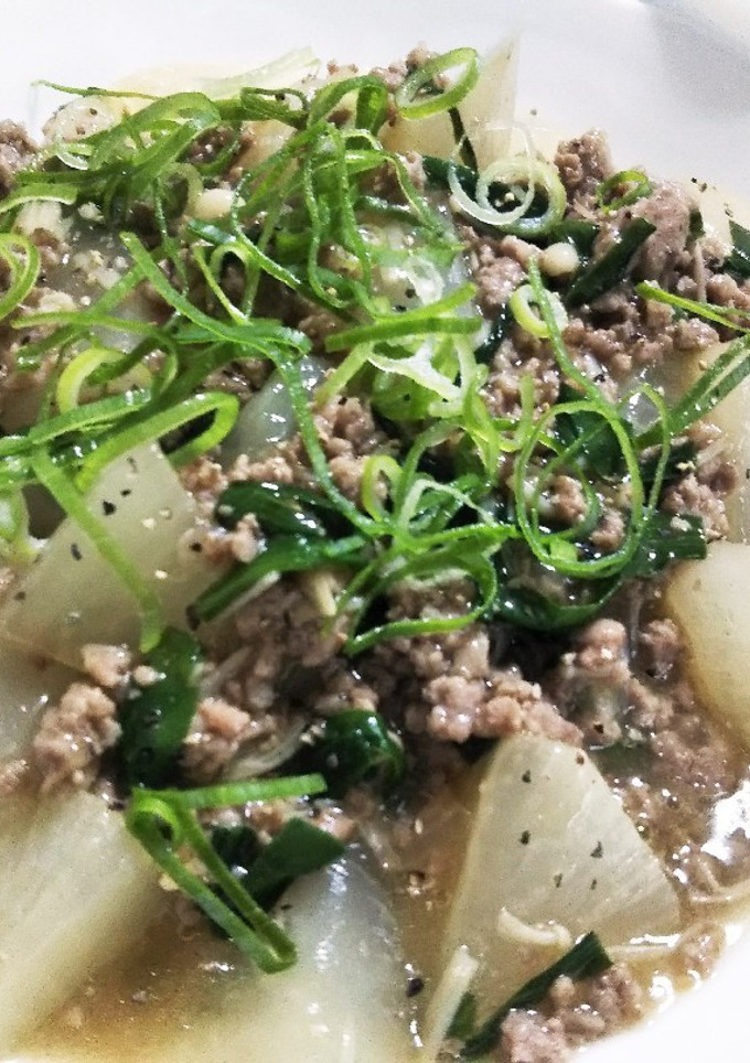 大根の中華風そぼろ煮-レシピのメイン写真