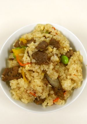 色鮮やかなラムのMILK混ぜご飯　乳和食-レシピのメイン写真