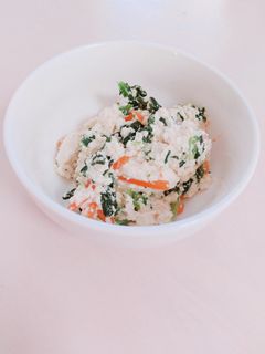 冷凍ほうれん草のレンチン白あえ-レシピのメイン写真