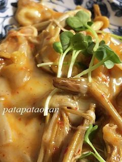 簡単1品♪エノキのキムチチーズかけ-レシピのメイン写真