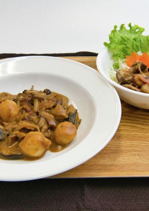 森のサラダと華麗なるニョッキのこ-レシピのメイン写真