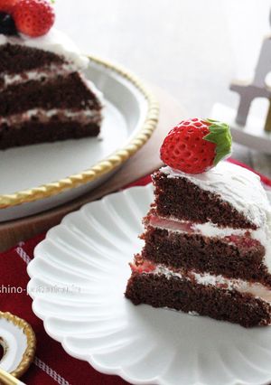 こめココで作るレンチンスポンジケーキ02-レシピのメイン写真