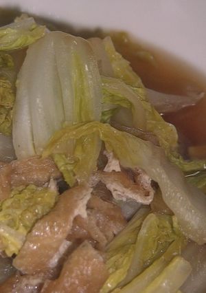 めんつゆで白菜と油揚げのさっと煮♪-レシピのメイン写真