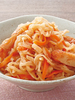 切干大根と玉ねぎてんの煮物-レシピのメイン写真