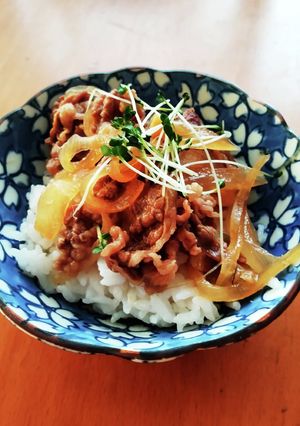 簡単ミニ牛丼-レシピのメイン写真