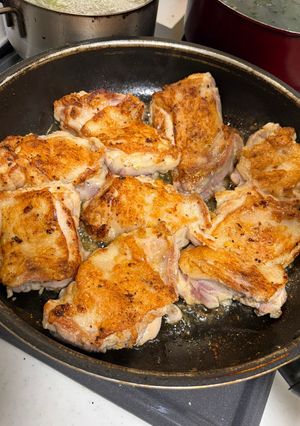 カリカリ！フライパンでグリルチキン-レシピのメイン写真
