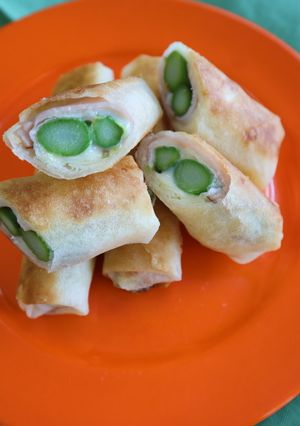 アスパラの春巻き-レシピのメイン写真