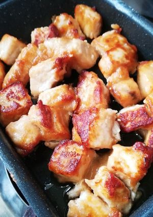 カジキブロックの酢醤油ｿﾃｰ。揚げ焼き！-レシピのメイン写真