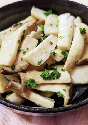 エリンギのにんにくパセリパン粉炒め-レシピのメイン写真