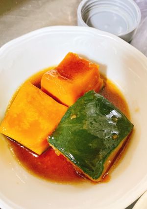 レンジでかぼちゃのあんかけ-レシピのメイン写真