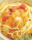 〖 とろ～り♪明太オムレツキャベツ丼 〗
