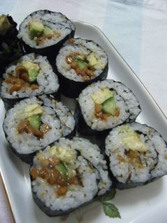 アボガドと納豆の海苔巻き♪-レシピのメイン写真