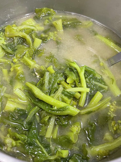 かき菜の味噌汁-レシピのメイン写真