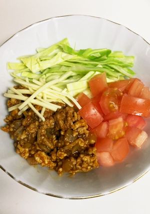 ヘルシータコライスキーマカレー風丼-レシピのメイン写真