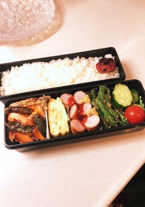 鮭と野菜のカラフル弁当-レシピのメイン写真
