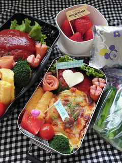 ❜22/3/17 煮込みハンバーグ弁当-レシピのメイン写真