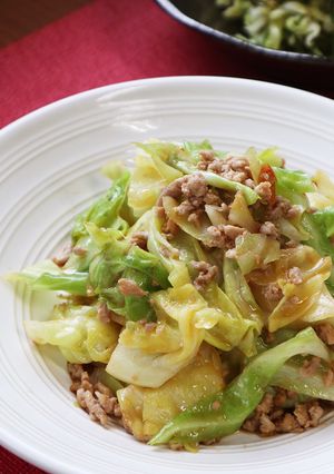 キャベツの肉炒め-レシピのメイン写真