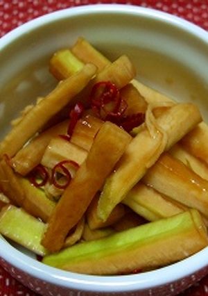 捨てるのもったいない！大根の皮の醤油漬け-レシピのメイン写真