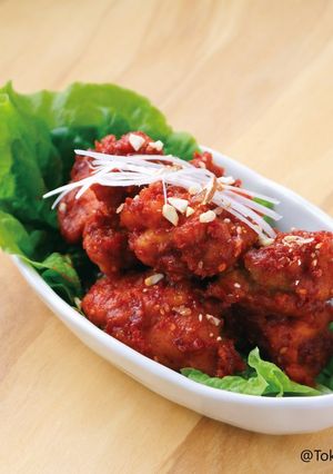 甘辛いタレがすすむ！ヤンニョンチキン-レシピのメイン写真