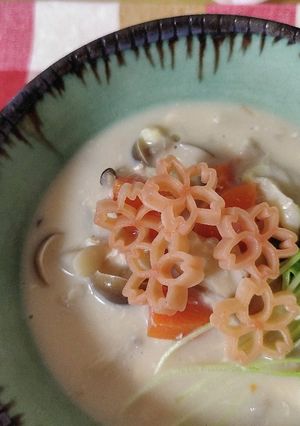 春✿生姜ときな粉のクリームスープ-レシピのメイン写真