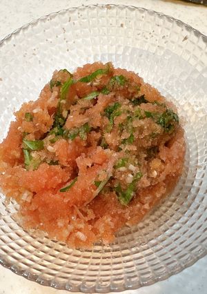 たらこと青じそのおつまみ♡-レシピのメイン写真