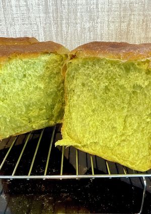 ほうれん草の角食パン-レシピのメイン写真