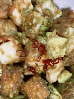 アボカドと焼き厚揚げのコチュジャン和え-レシピのメイン写真