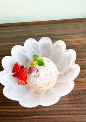 苺のアイスクリーム-レシピのメイン写真