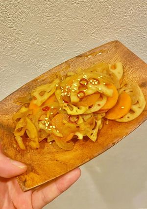レンコンのきんぴら-レシピのメイン写真