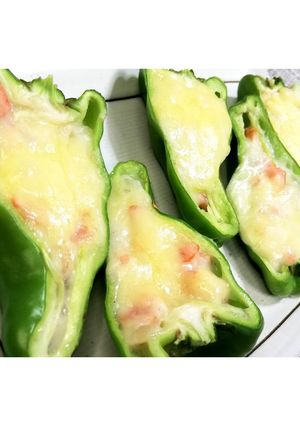 ピーマンのチーズグラタン★動画あり★-レシピのメイン写真