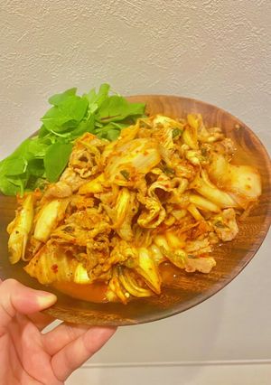 豚キムチ炒め-レシピのメイン写真