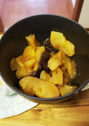リンゴとプルーンのコンポート/レンジのみ-レシピのメイン写真