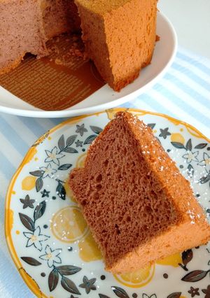 ココアシフォンケーキ-レシピのメイン写真